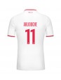 AS Monaco Maghnes Akliouche #11 Replika Hemmakläder 2024-25 Kortärmad
